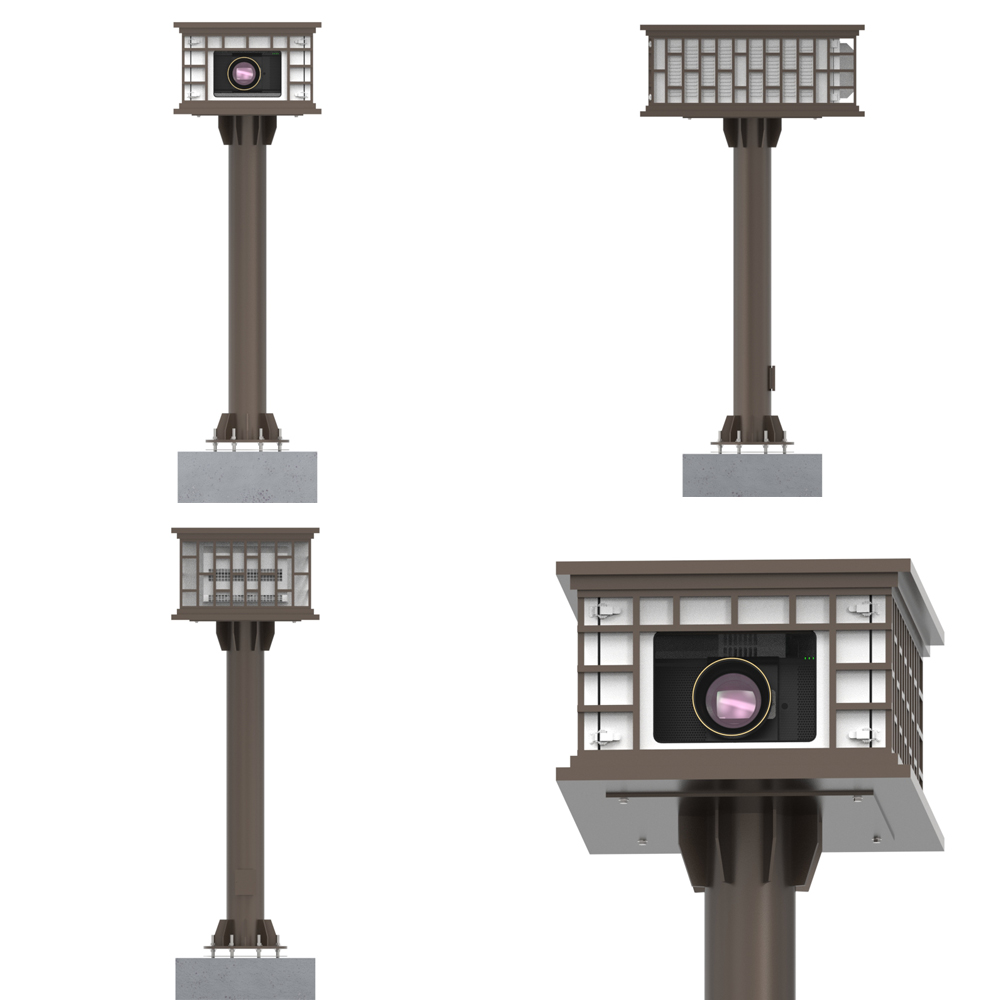 造型投影机恒温箱20260620 (6) 定制建筑造型投影机恒温箱